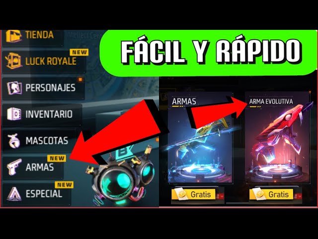 Guía Definitiva: Cómo Obtener Armas Evolutivas en Free Fire – Paso a Paso