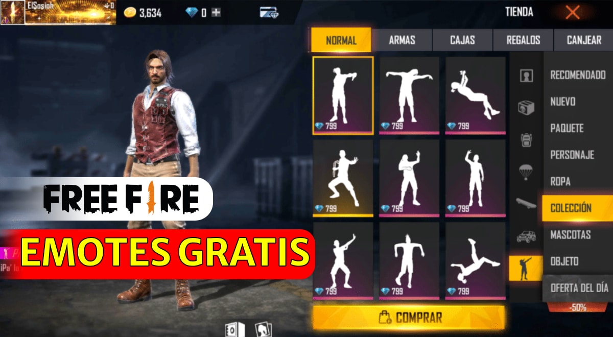 guia definitiva donde puedo encontrar los mejores emotes para free fire