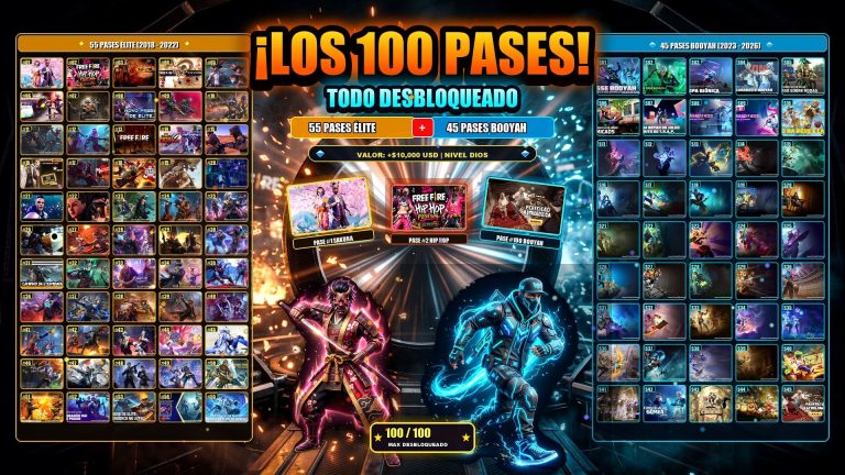 100 Pases Free Fire Miniatura YT WordPress
